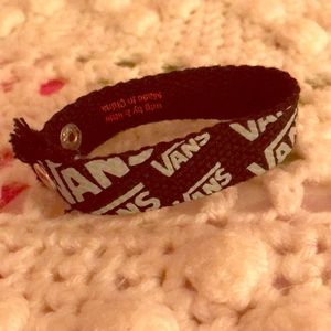 Vans black and white bracelet